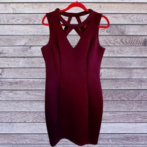 GUESS Sexy Burgandy Dress